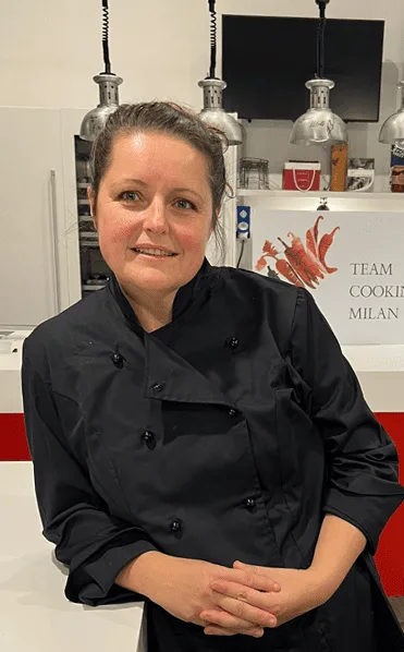 Chef Lucrezia, Cookandine cooking class in Milan