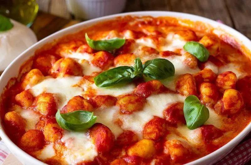 Handmade potato gnocchi at a cooking class in Milan